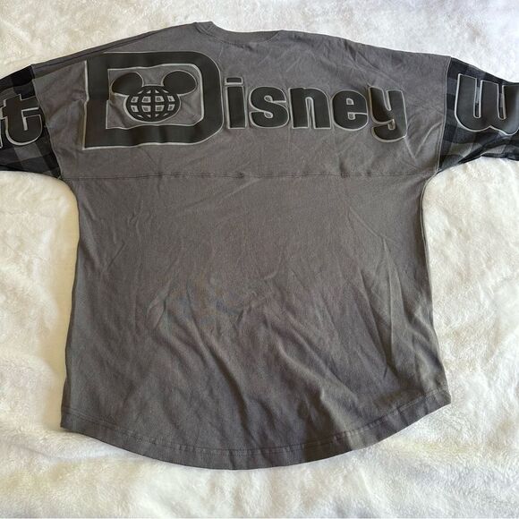 Disney Spirit Jersey Gray Plaid Retired Women's Size Medium - Picture 5 of 11